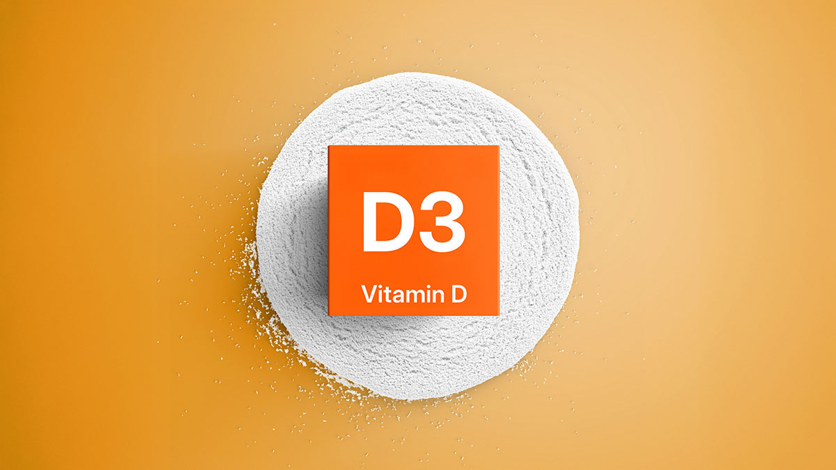 Vitamin D3 capsules and powder supplement
