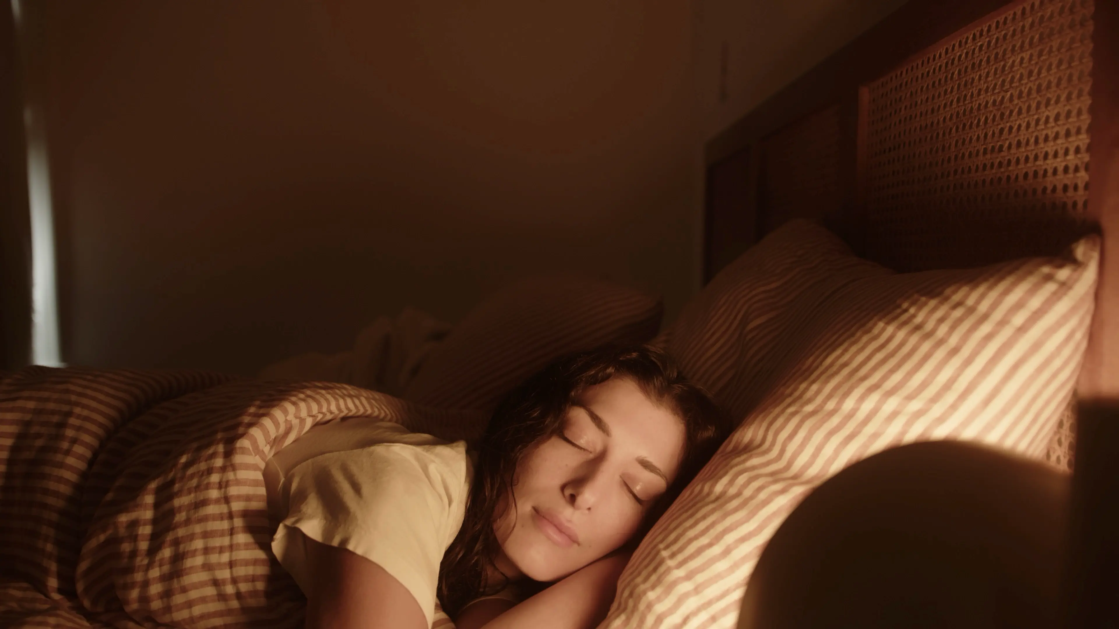 Woman sleeping peacefully